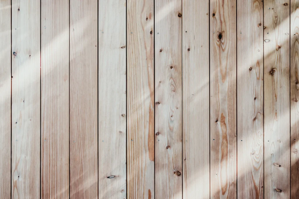 Close-up texture of wood flooring planks