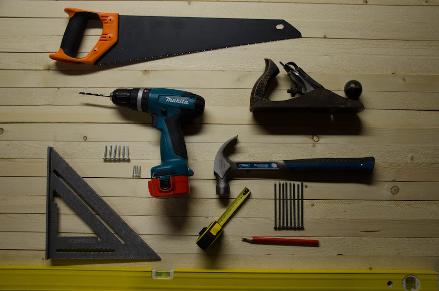 Composition of flooring installation tools
